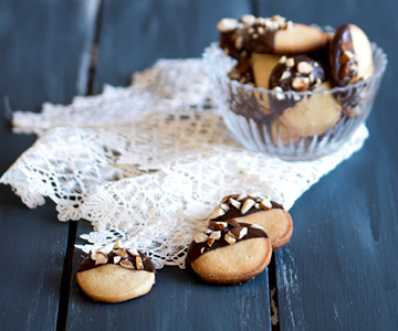 Småkager med chokolade 