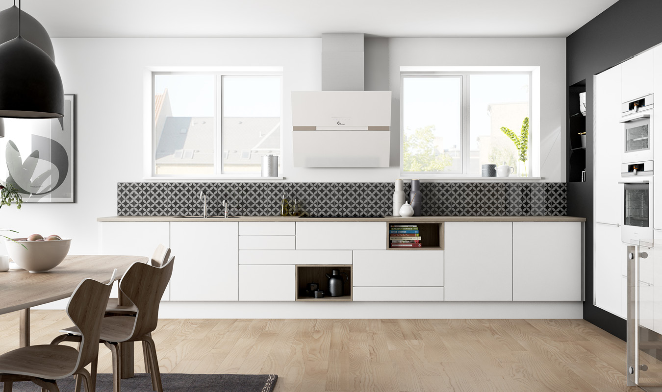  Det moderne minimalistiske køkken