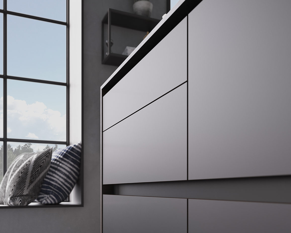 Axis er grebet til det grebsløse køkken